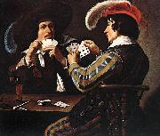 Theodoor Rombouts Card Players Spain oil painting artist